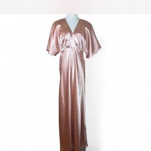 BIRDY GREY Blush Pink Satin Dress NWT SZ M
